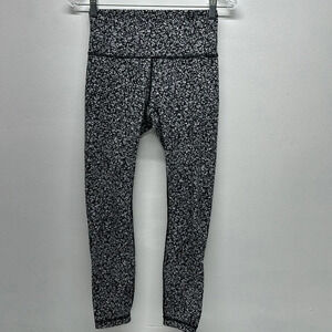 Lululemon Wunder Under Hi-Rise 7/8 Tight Full-On Luxtreme Daisy Dust Alpine 6